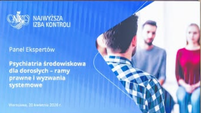 20 kwietnia – Psychiatria środowiskowa dla dorosłych – ramy prawne i wyzwania systemowe.